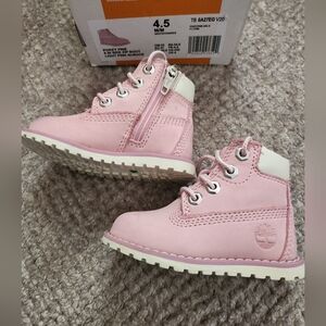 Pink Toddler Timberlands